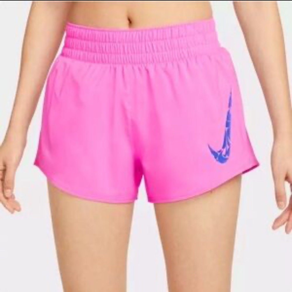 Nike Women's Athletic Shorts in Pink and Blue